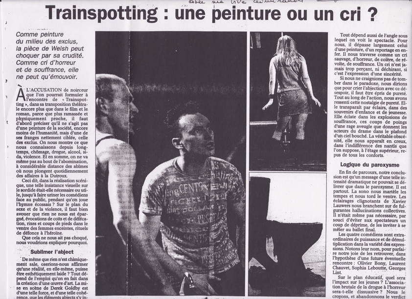 Trainspotting dans la presse