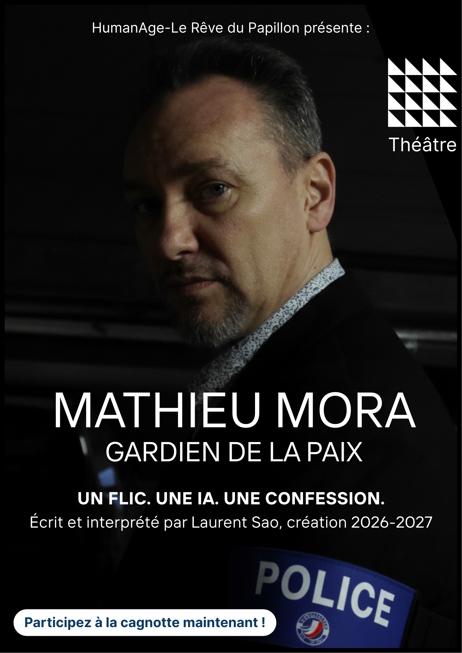 Affiche Mathieu Mora, Gardien de la Paix